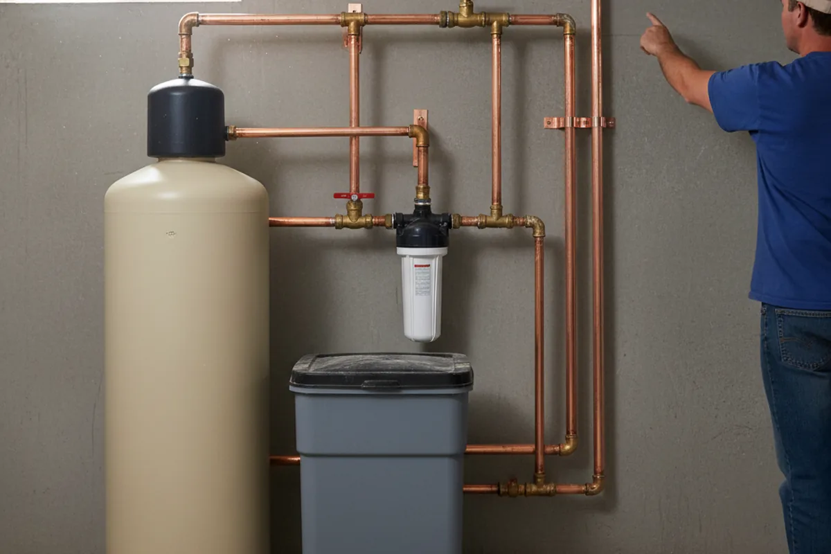 Whole-house water treatment system installed in Harrisville